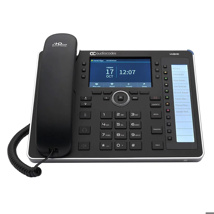 AudioCodes 445HD IP-Phone PoE GbE Black with Integrated BT and WiFi